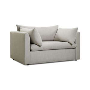 Modern Gigi Linen Polyester/Blend 3-Seater Sofa