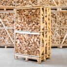 Palette kammergetrocknetes gespalten Birken Brennholz 25cm